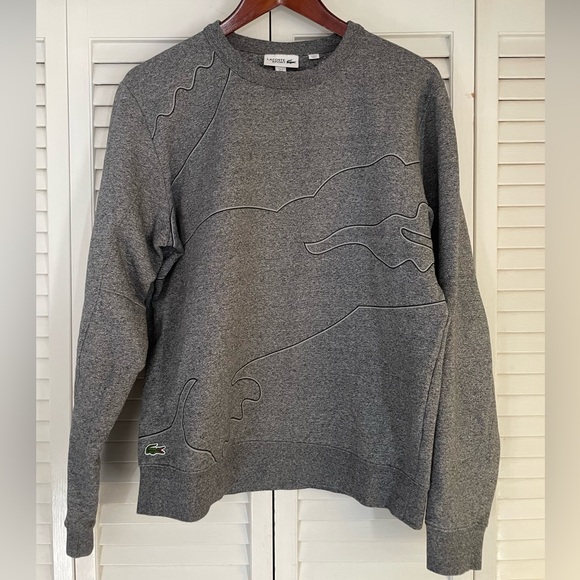 Lacoste Other - Men’s Heather Grey Lacoste Sweatshirt